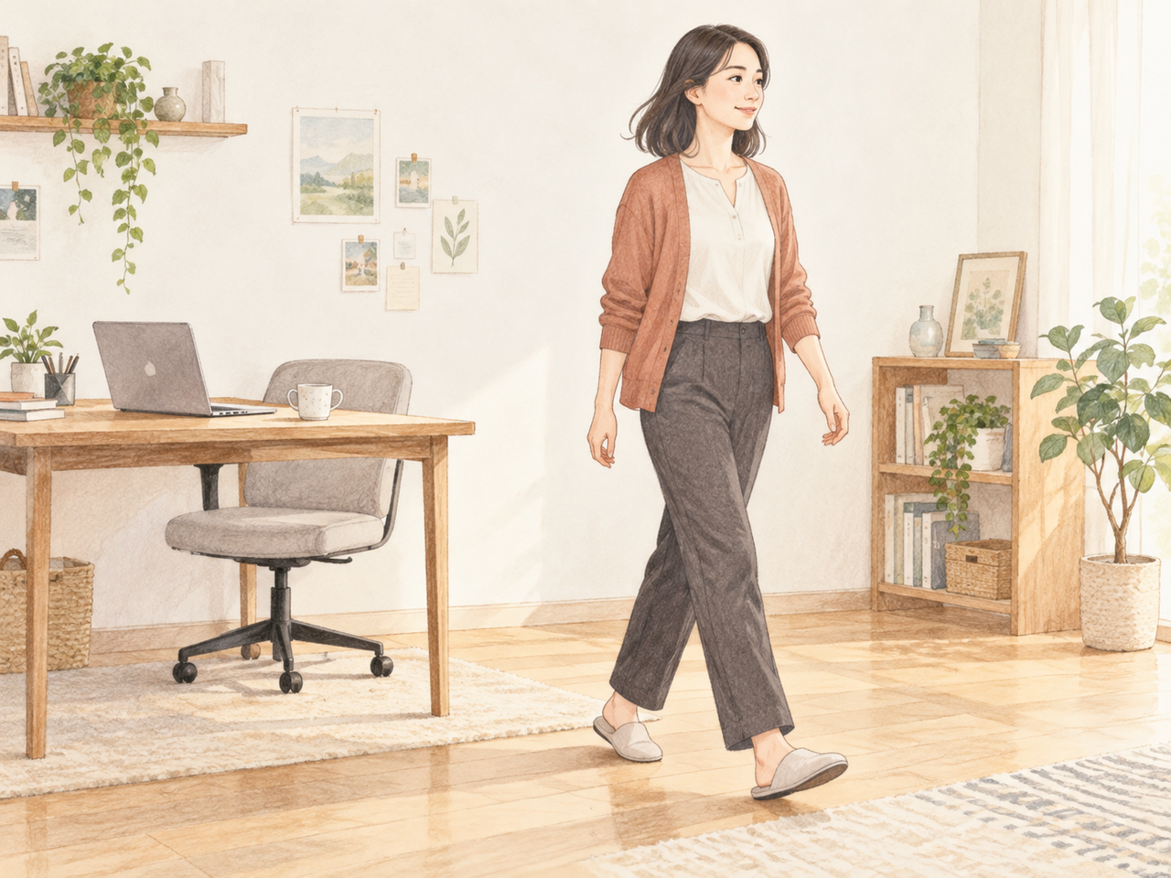 座り続ける時間に、短い区切りをつくる