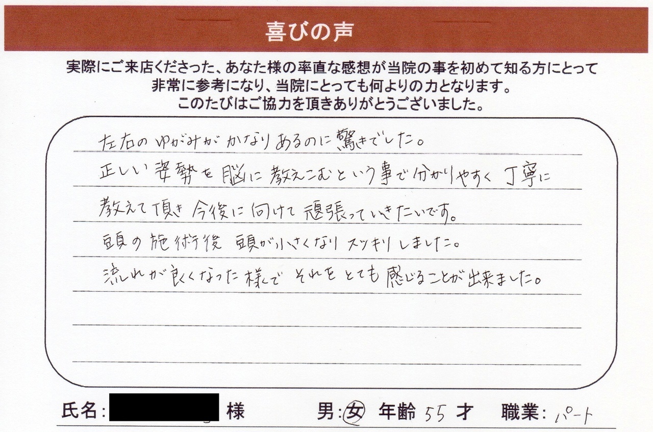 全身バランス矯正RE:SET評判