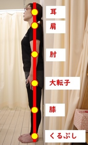 正しい姿勢チェック
