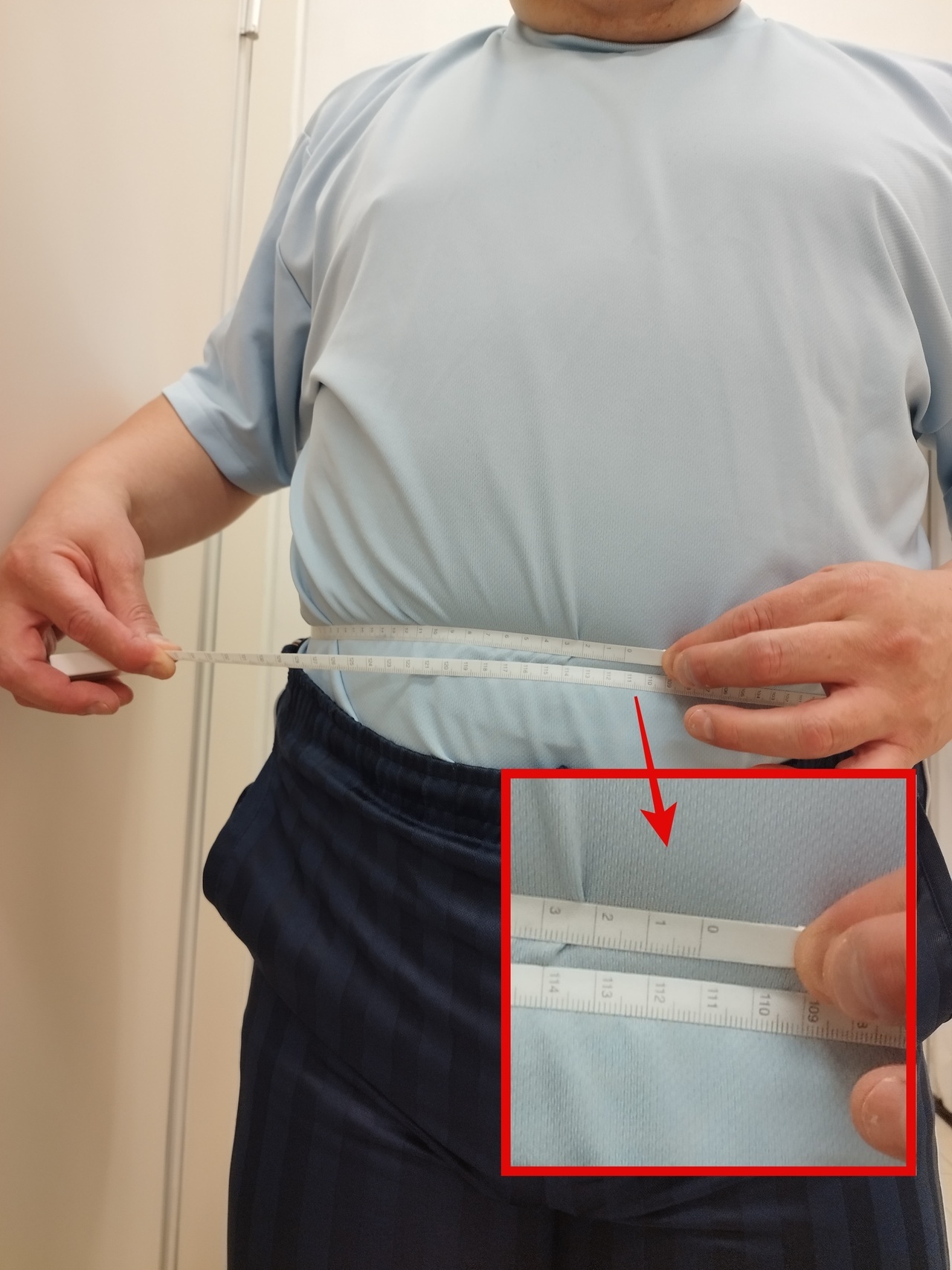 冨田勝リセットの臨床事例。ウエストダウン　ビフォー