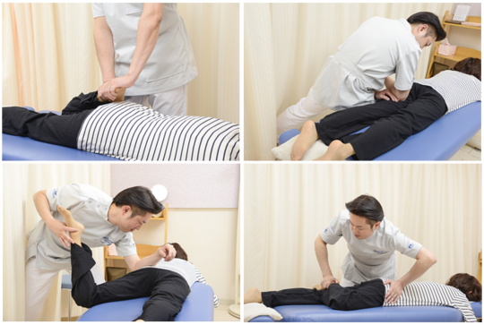 足のつけ根(股関節痛)　施術整体