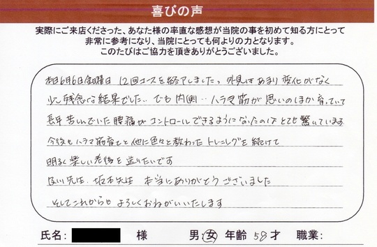 全身バランス矯正RE:SET口コミ